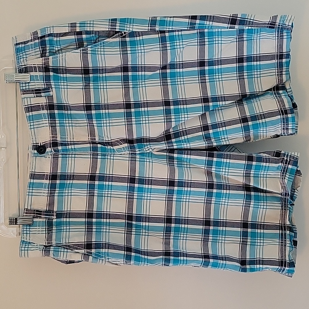Calvin Klein Plaid Bermuda Shorts, Size 34